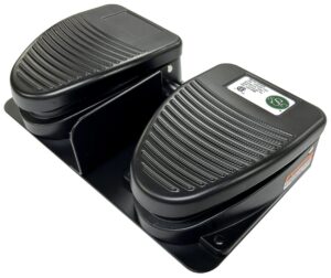 DF-Series Dual Pedal Foot Switch (SSC Controls) - Front View