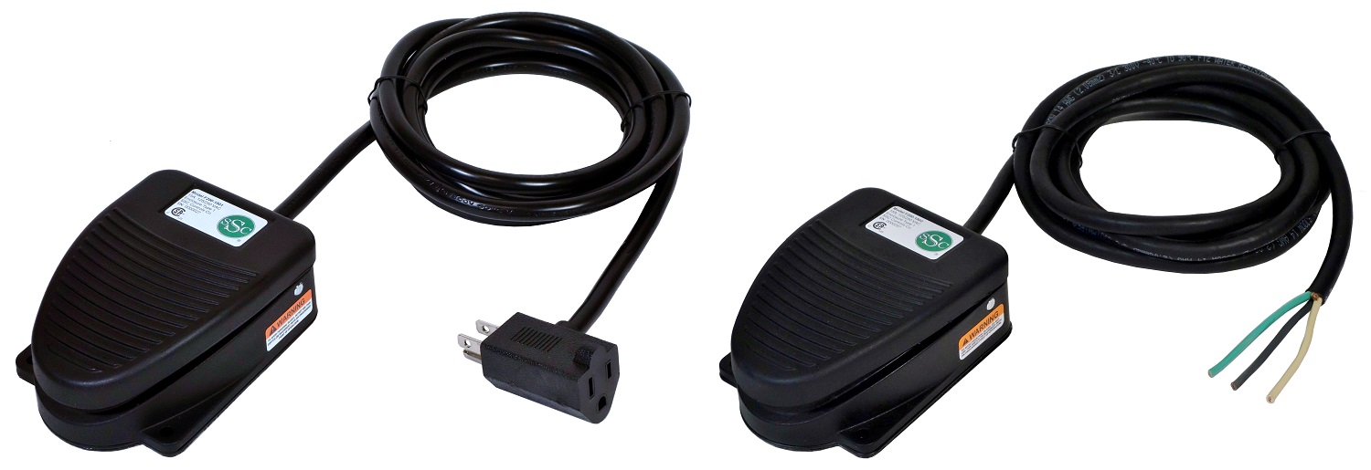F-Series Foot Pedal from SSC Controls - Clipper Style Clamshell Housing