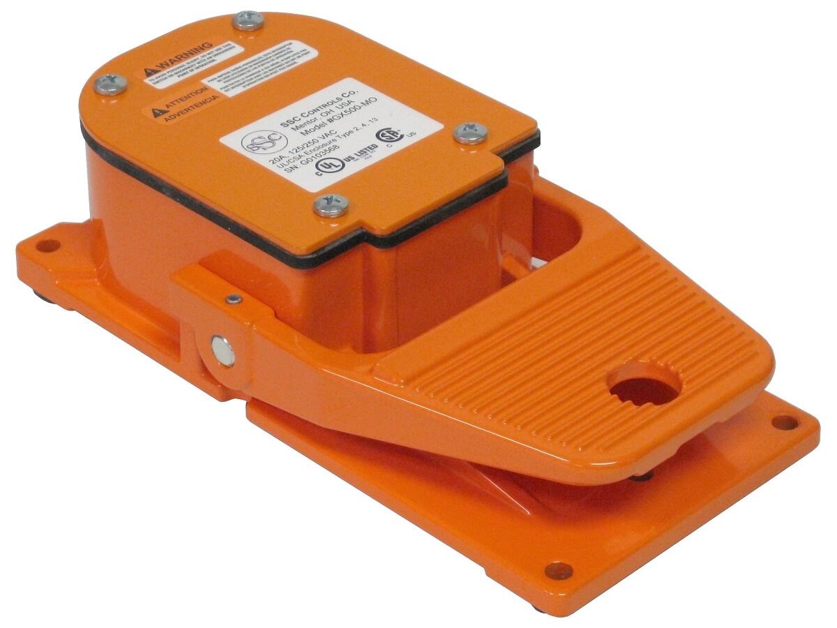 GX-Series Foot Switch – No Cover or Guard – SSC Controls