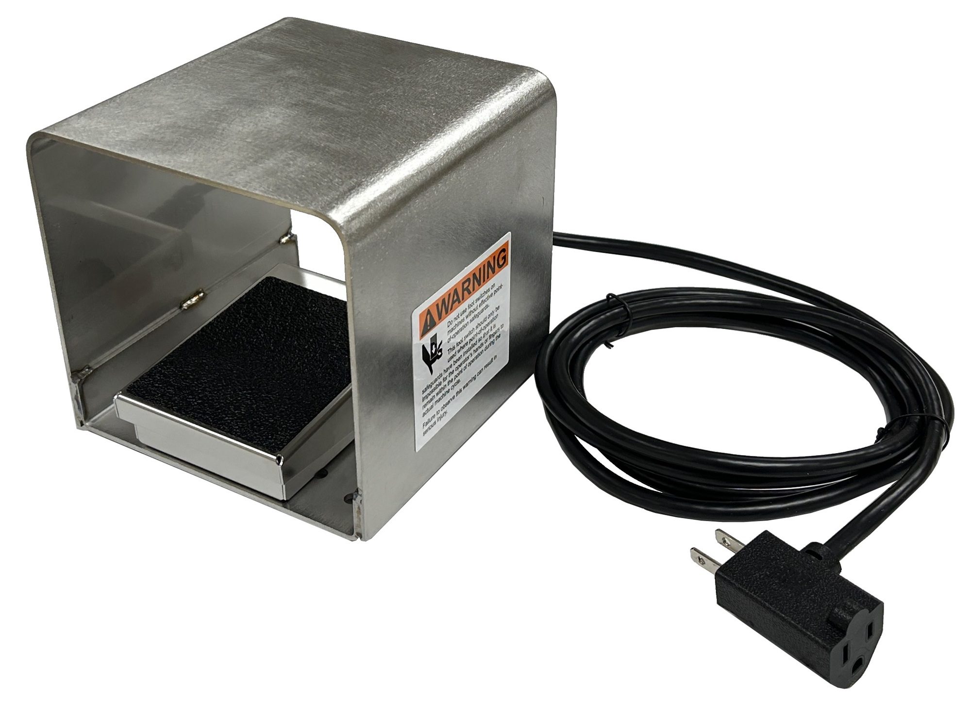 S300W-0501-G (Image showing the guard option) - Foot Switch with Stainless Steel Guard